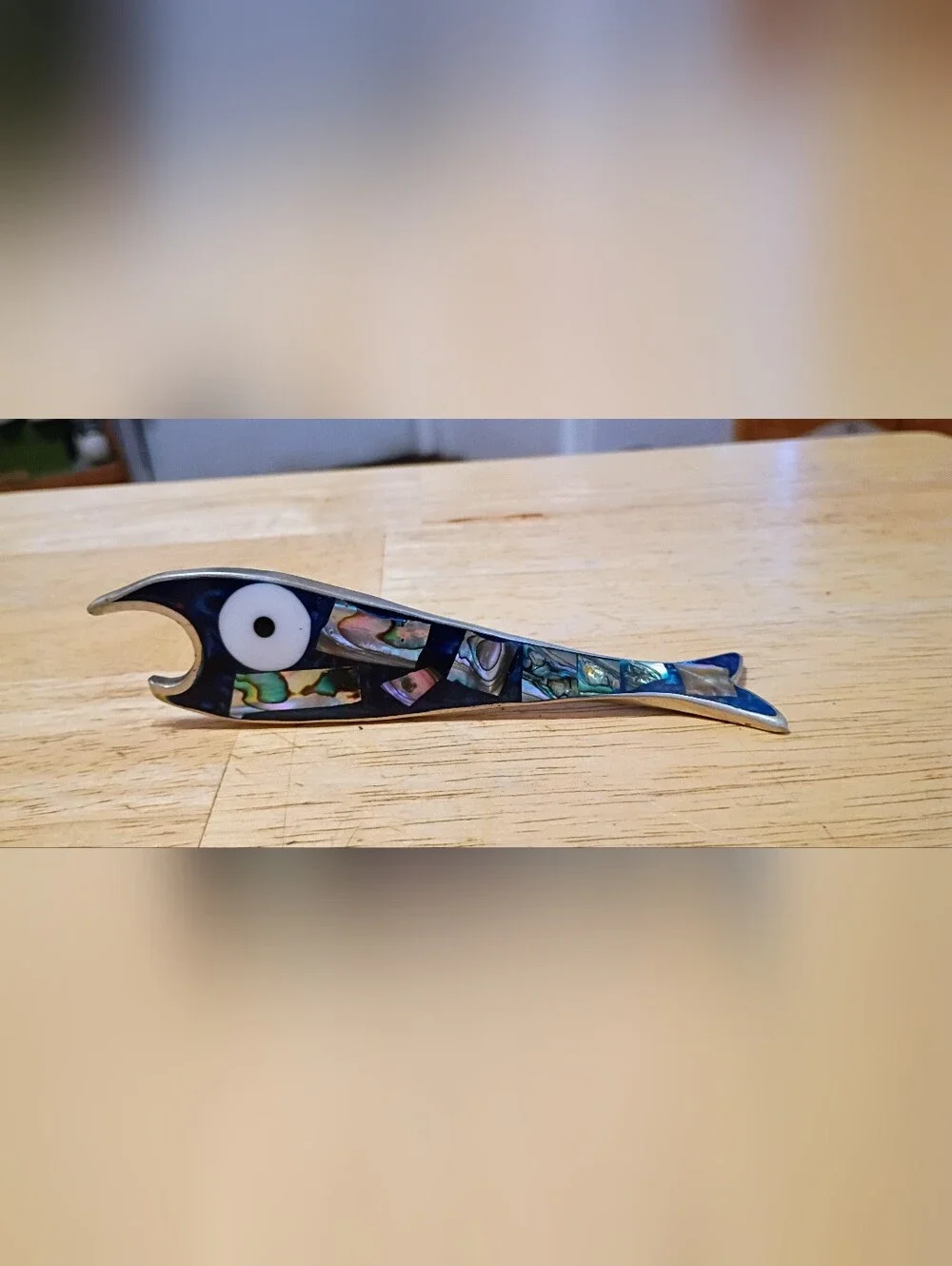 Vintage Abalone Bottle Opener